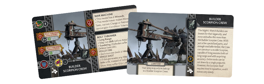 A Song of Ice and Fire : Tabletop Miniatures Game - Builder Scorpion Crew